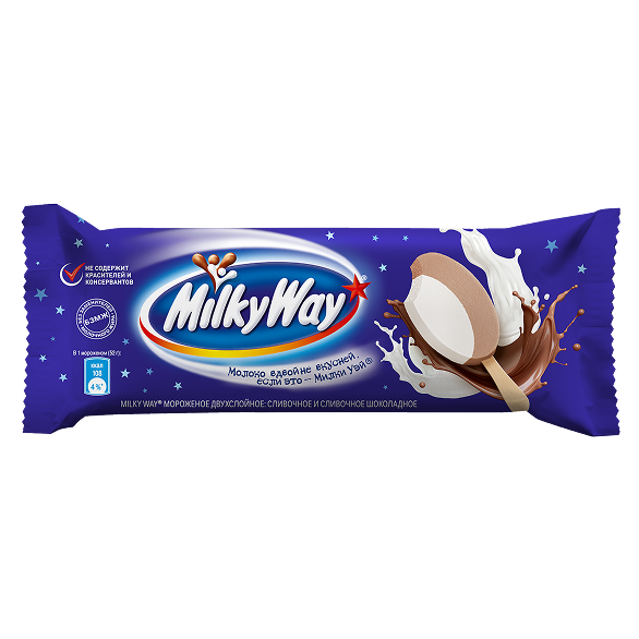 "MILKY WAY" мороженое сливочное 